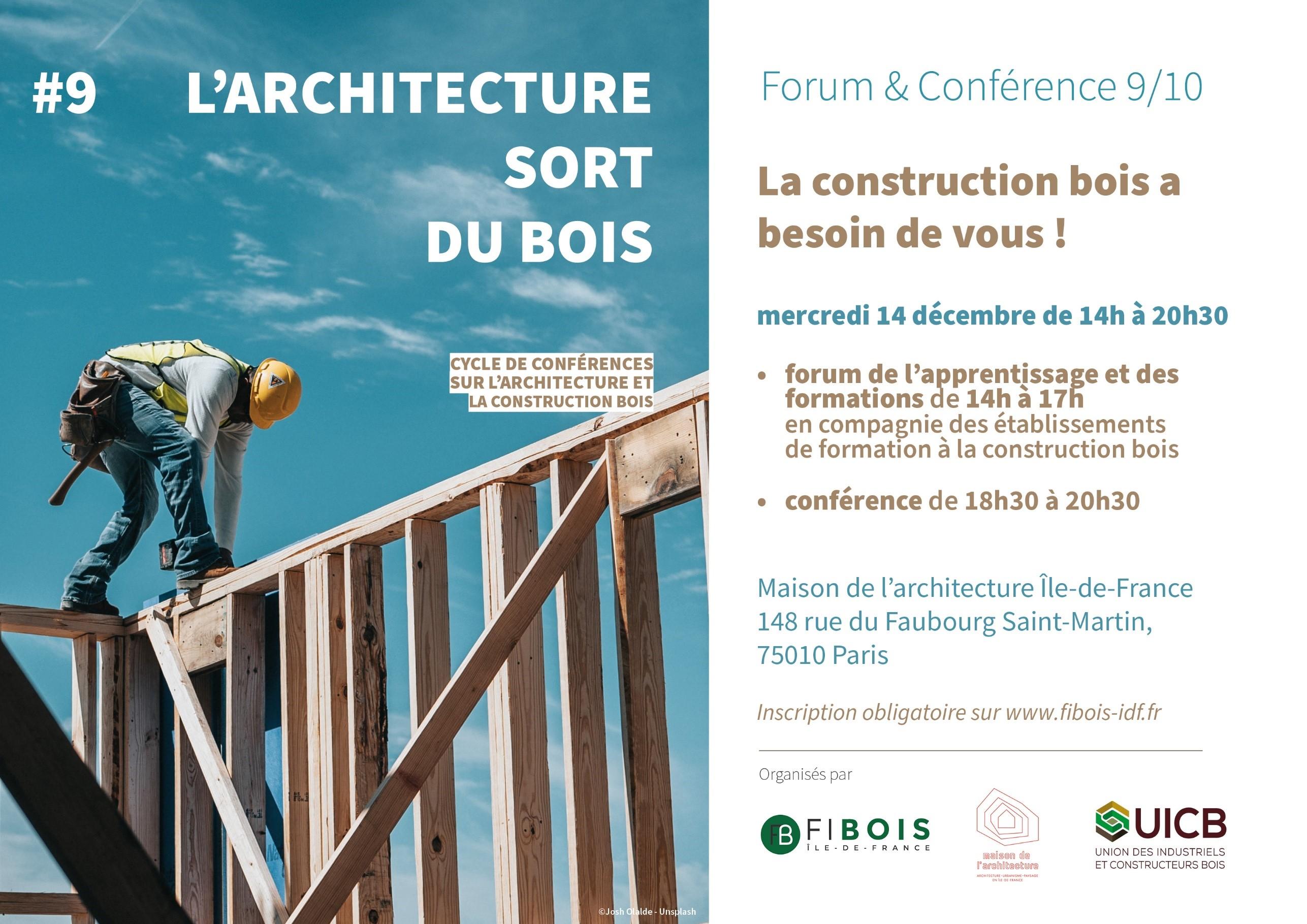 Évènement – Forum de l'apprentissage et des formations construction bois