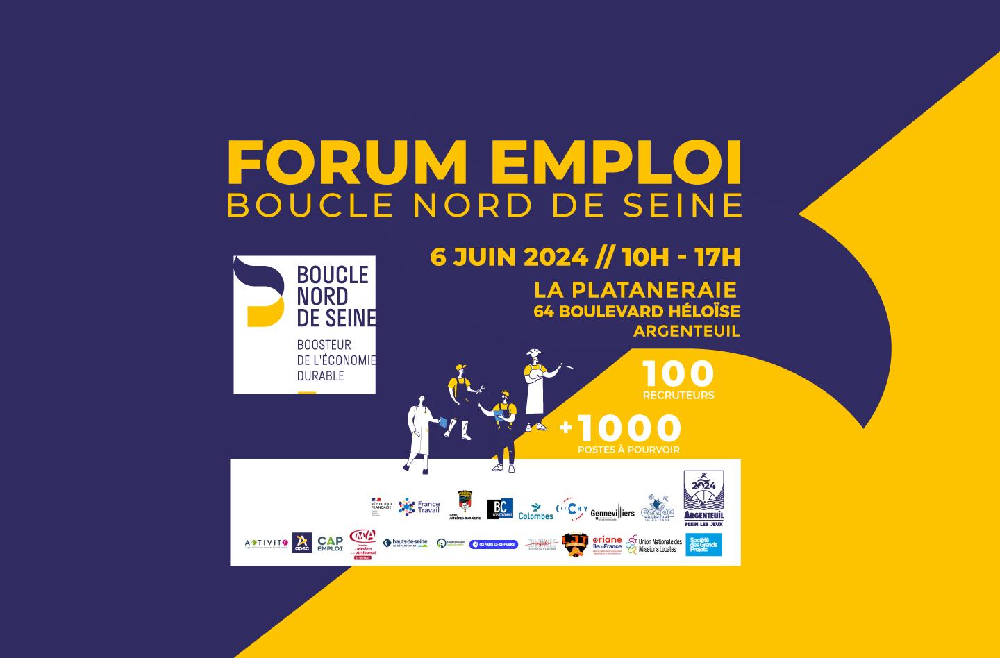 Évènement – Forum emploi Boucle Nord de Seine